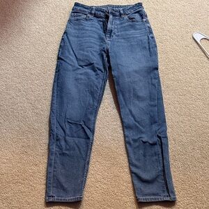 American Eagle Outfitters Dark Blue Straight Leg Jeans